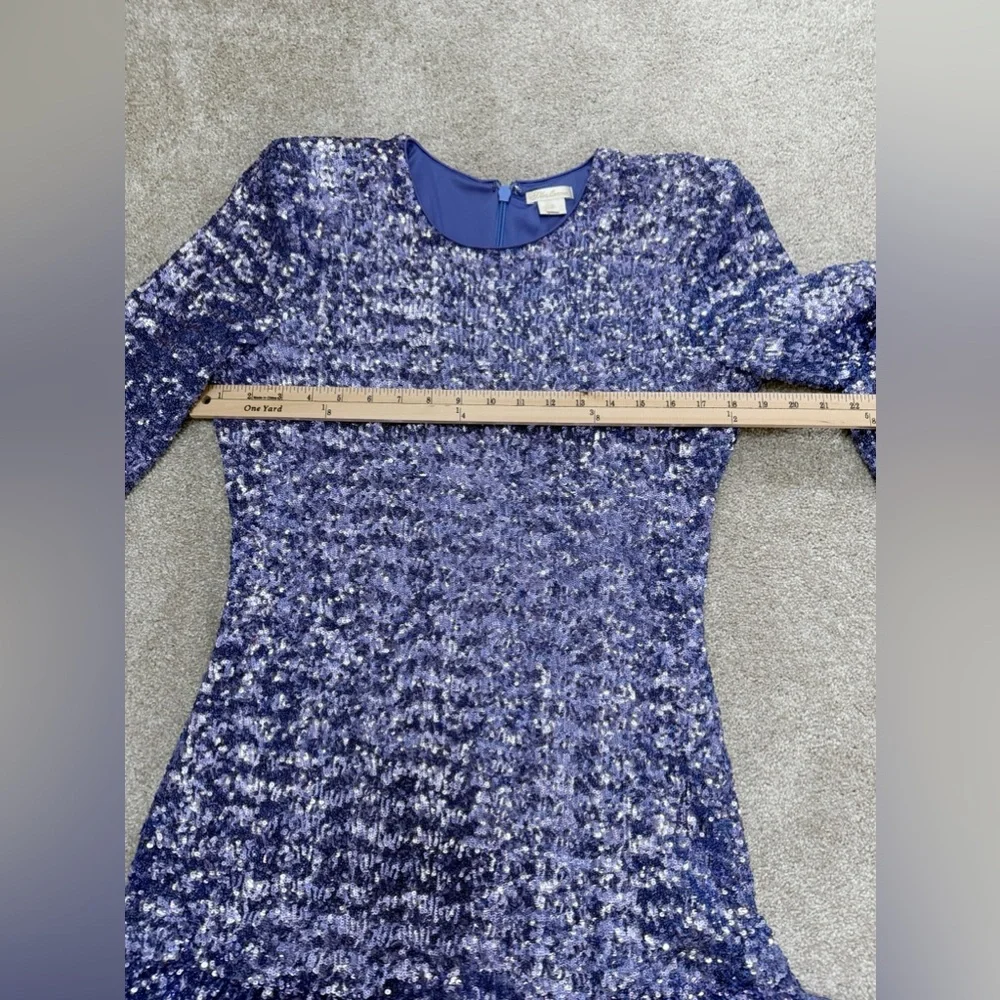 SHOSHANNA - Serena Glitter Mini Dress - Periwinkle- size 8 - Immaculate - Picture 10 of 16